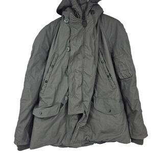 Vintage USAF Extreme Cold Weather N-3B Parka Coat Jacket Military Cotton XL 3796